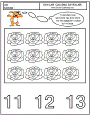 sayılar çizgi çalımaları